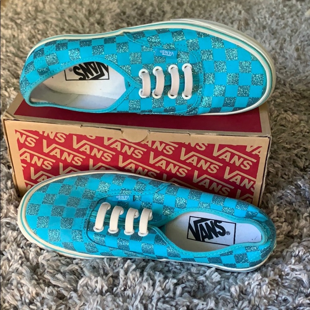 Vans Checkerboard Sky Blue size 7